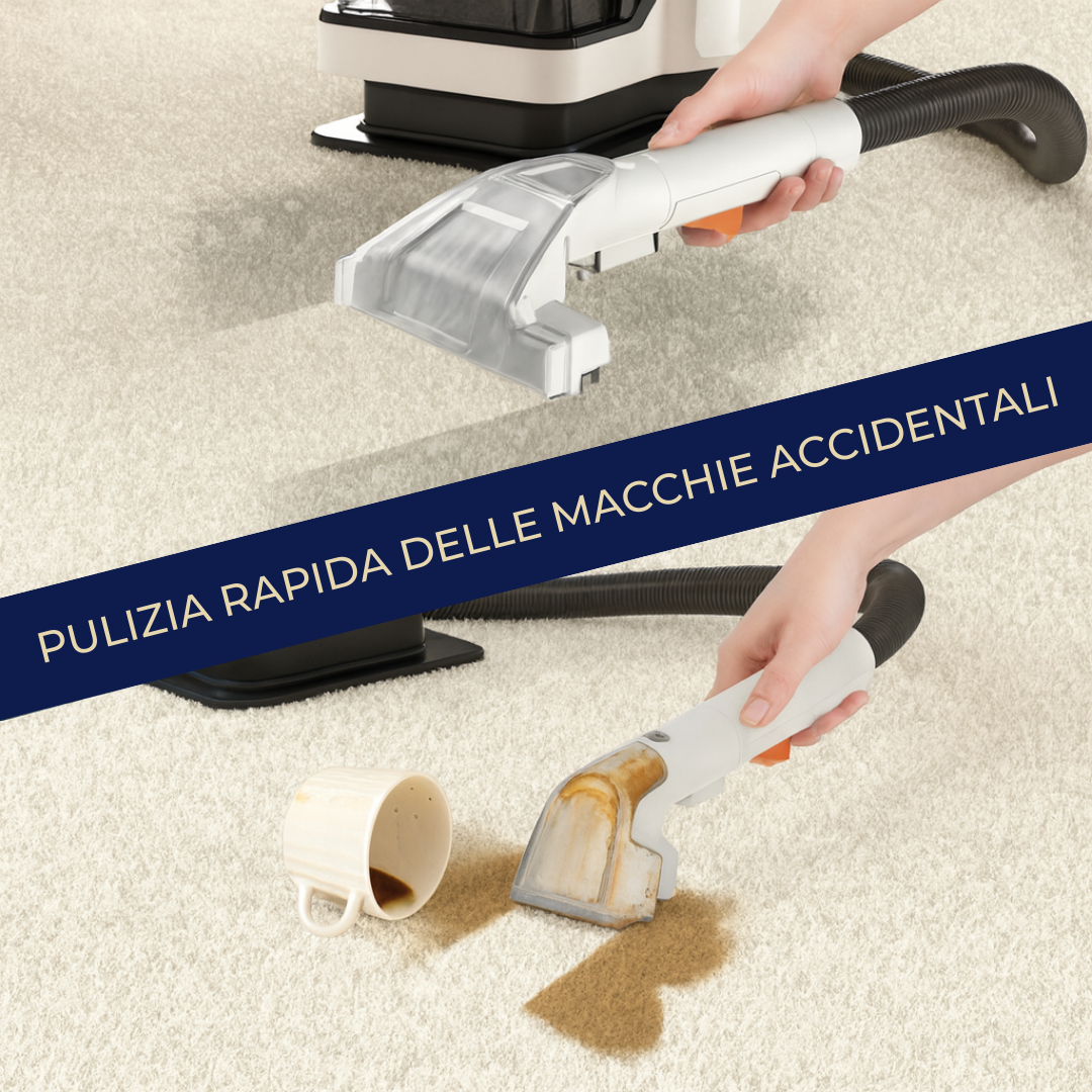 Portable Fabric Cleaner 750W – Powerful 15KPa Suction for Carpets, Sofas & Cars